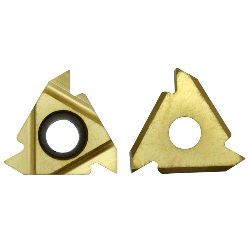 10 PC 16ER AG60 External Threading Carbide Inserts CNC Turning Tool Tin Coated