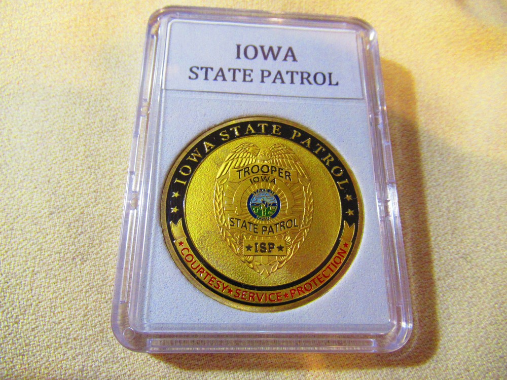 IOWA STATE PATROL Challenge Coin