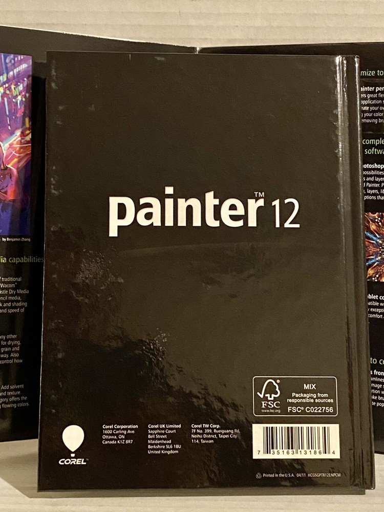 Corel Painter 12 by Corel *UPGRADE* Software W/Getting Started Guide Windows/Mac