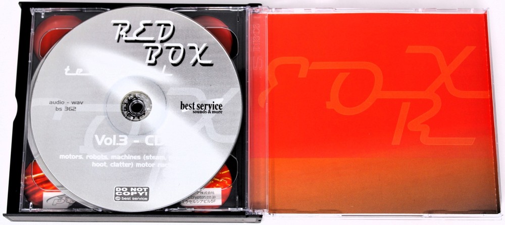 Best Service Red Box 3 Technical Sample/Sound Library/Sampling 5 CD