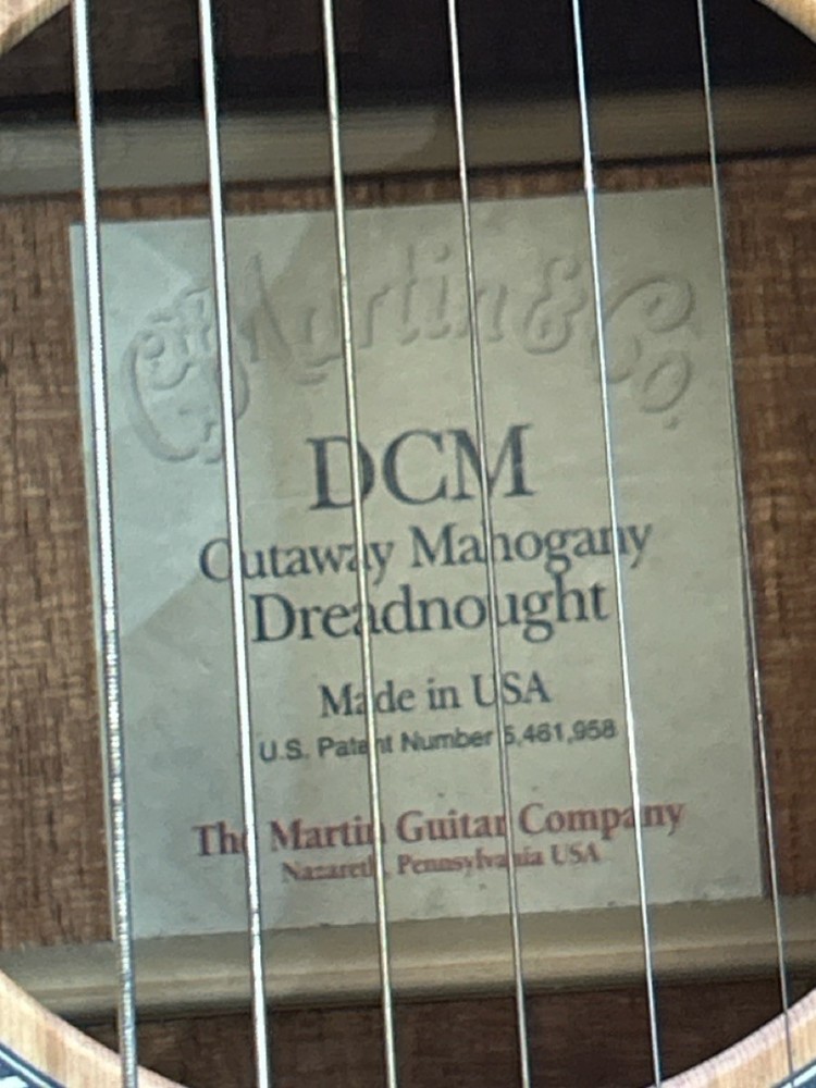 MARTIN GUITAR DCME (SBL014838)