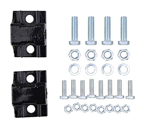 E-Coating Black Mud Flap Hanger Bracket with Hardware Sold by Pair