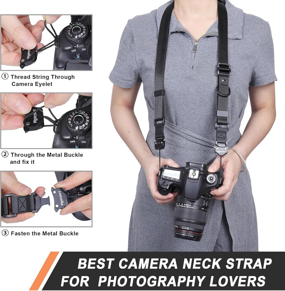 Camera Neck Shoulder Strap Quick Release Adjustable DSLR Binocular Strap