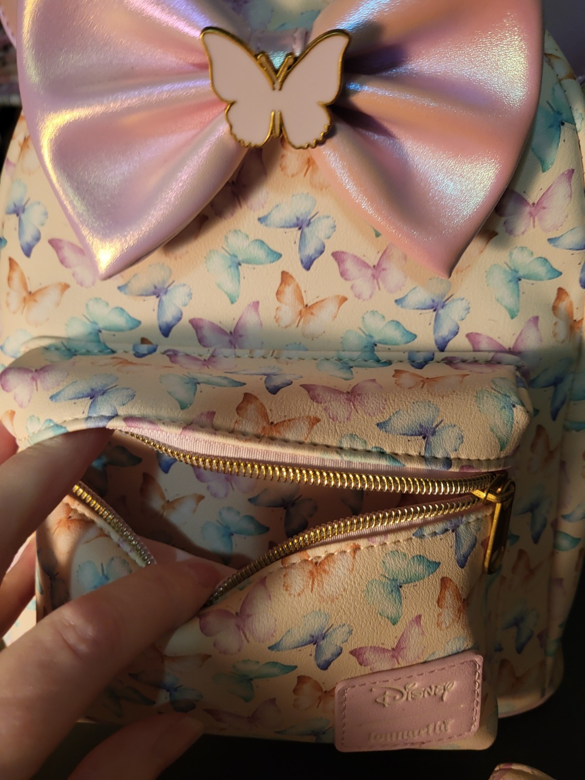 Loungefly Disney Butterfly Backpack And Wallet Set. NWOT