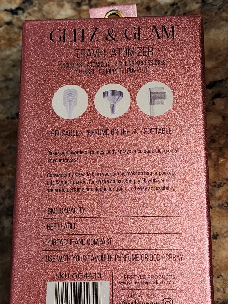 GLITZ & GLAM Travel Atomizer