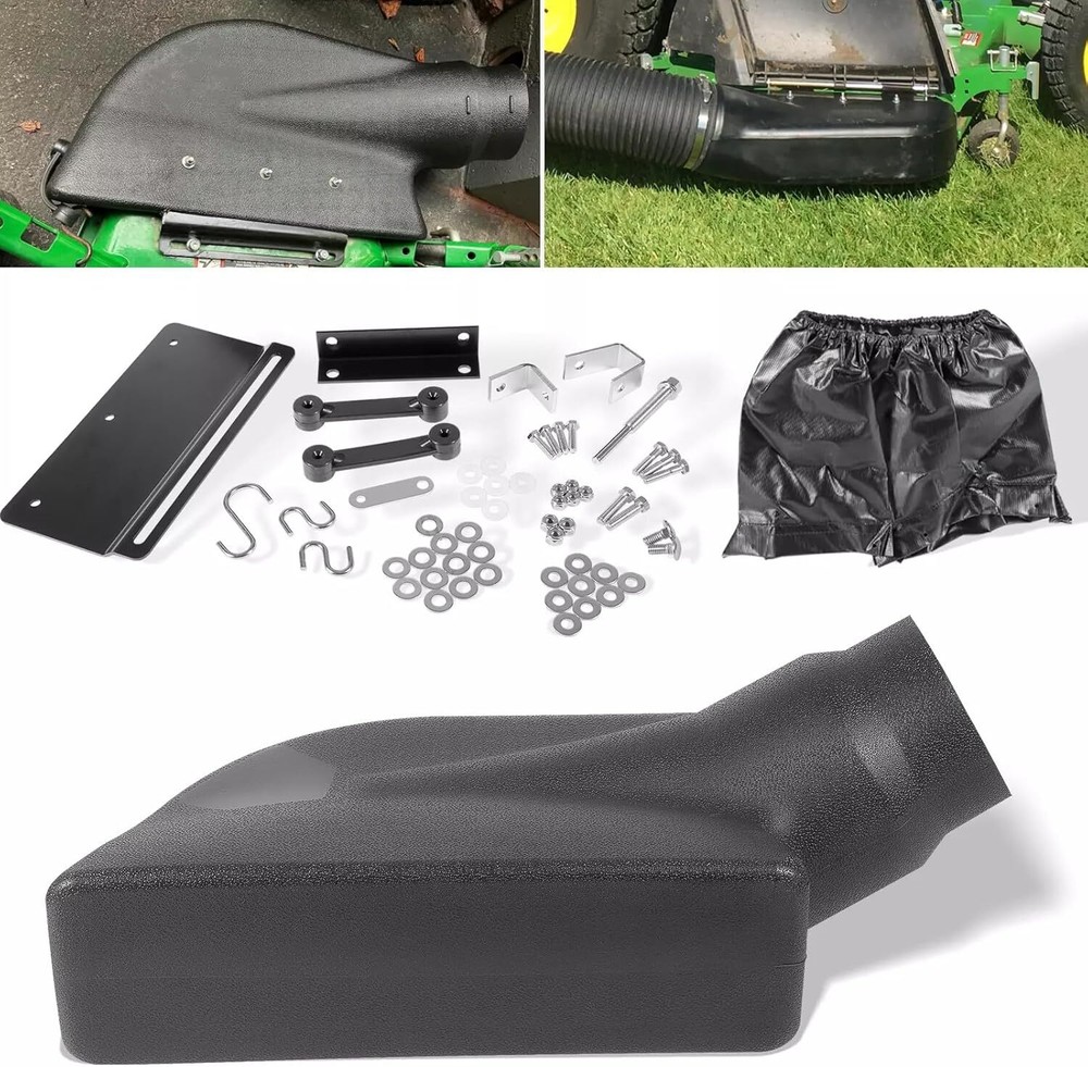 62468 Adapter Mow-N-Vac Kit Universal Deck Boot Chute Leaf Vacuum Bagger