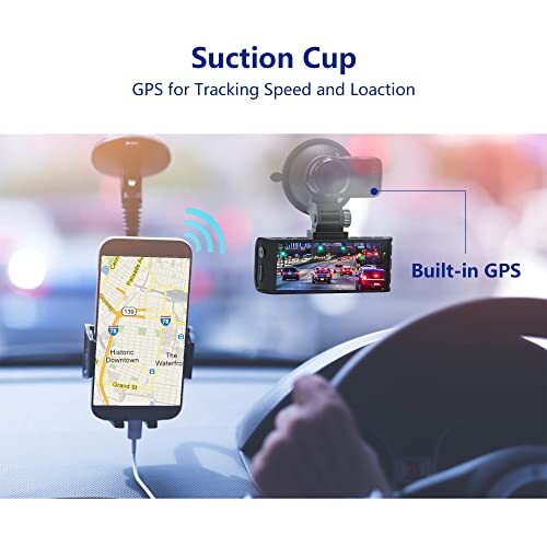 Suction Cup Mount for REDTIGER F7N Dash Cam with GPS Module