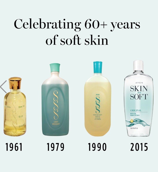 Avon ORIGINAL Scent Skin So Soft Bath Oil [25 Fl Oz] New & Sealed