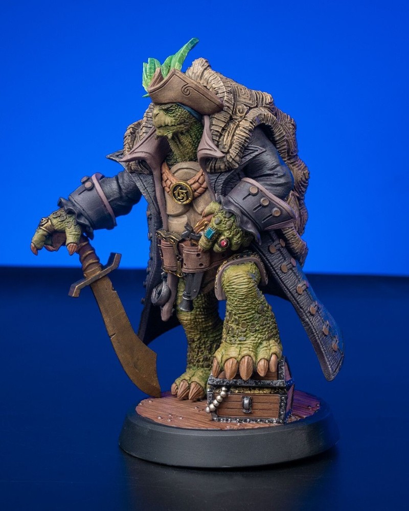 DnD Pirate Tortoise Krog 32mm Scale (unpainted)
