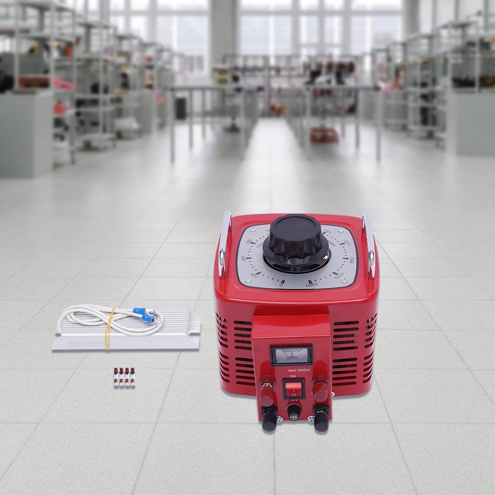 Variac Transformer Variable Voltage AC Regulator Metered 3000W 30Amp 110V