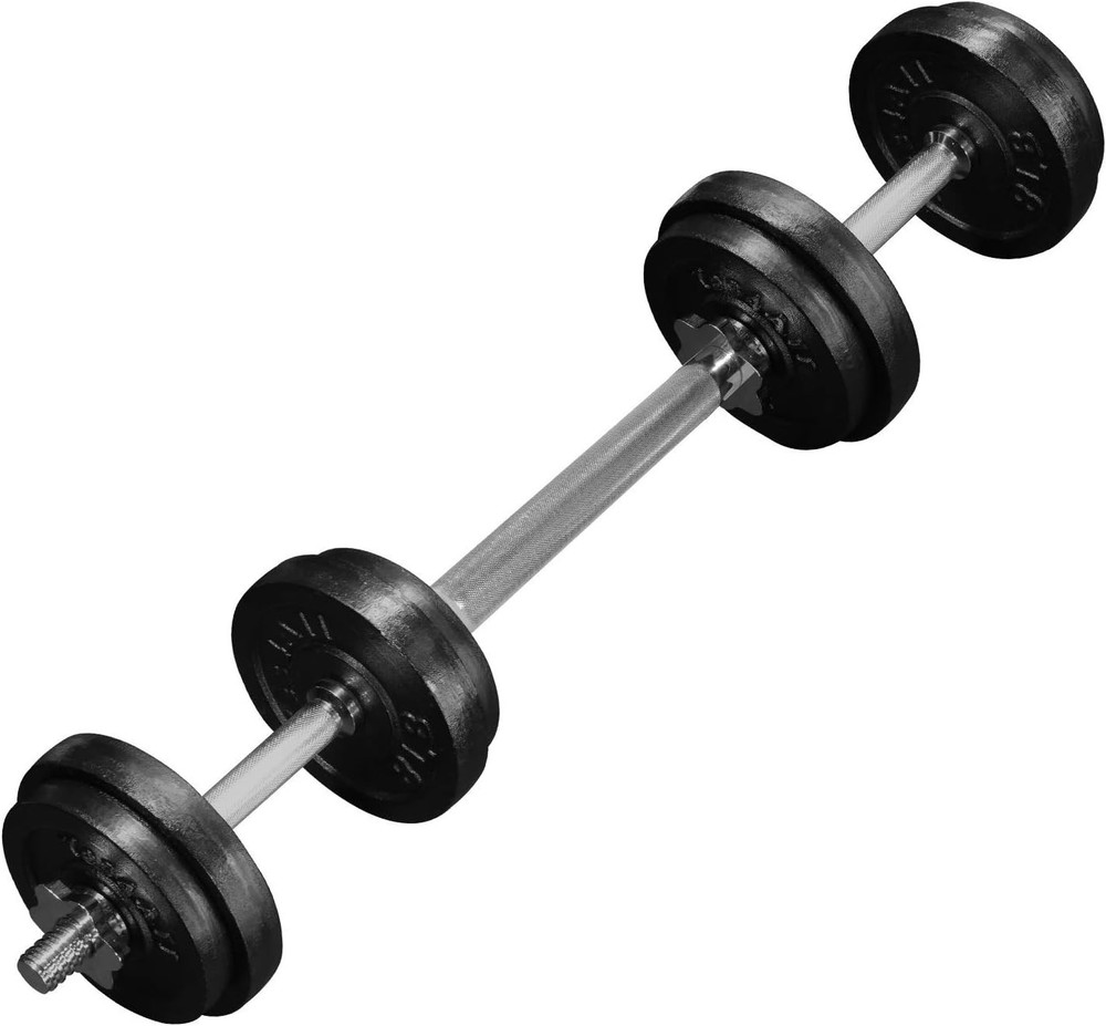 Adjustable Weights Dumbbells Set - Exercise & Workout Equipment for Home Gym,...