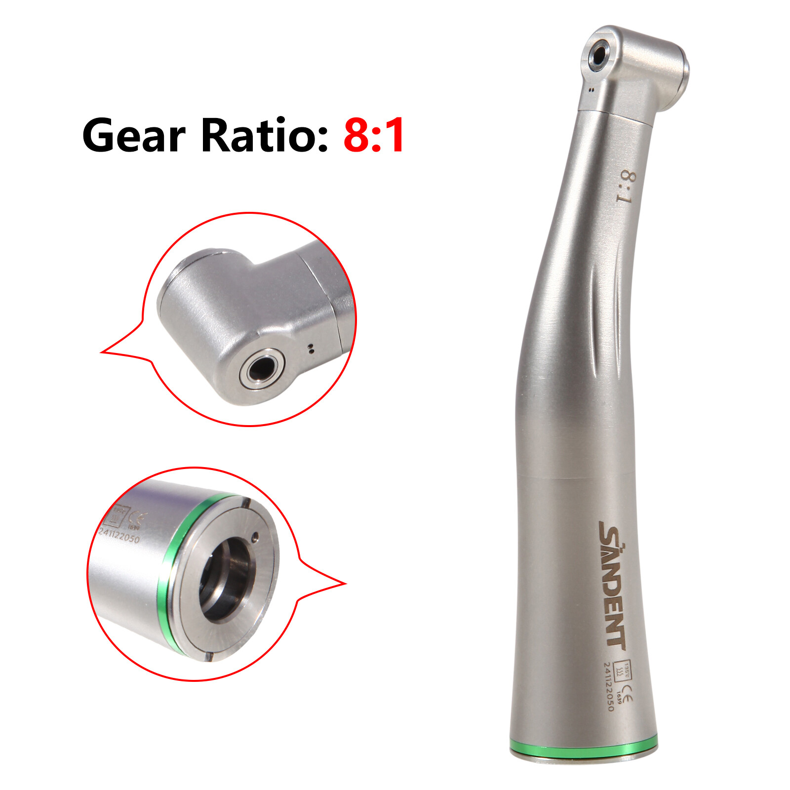 Dental 8:1 Endo Handpiece Endodontic Contra Angle Mini Attachement SybronEndo ty