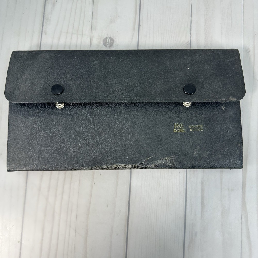 Vintage Keuffel & Esser K&E Drafting Mechanical Compass Set In Case Germany