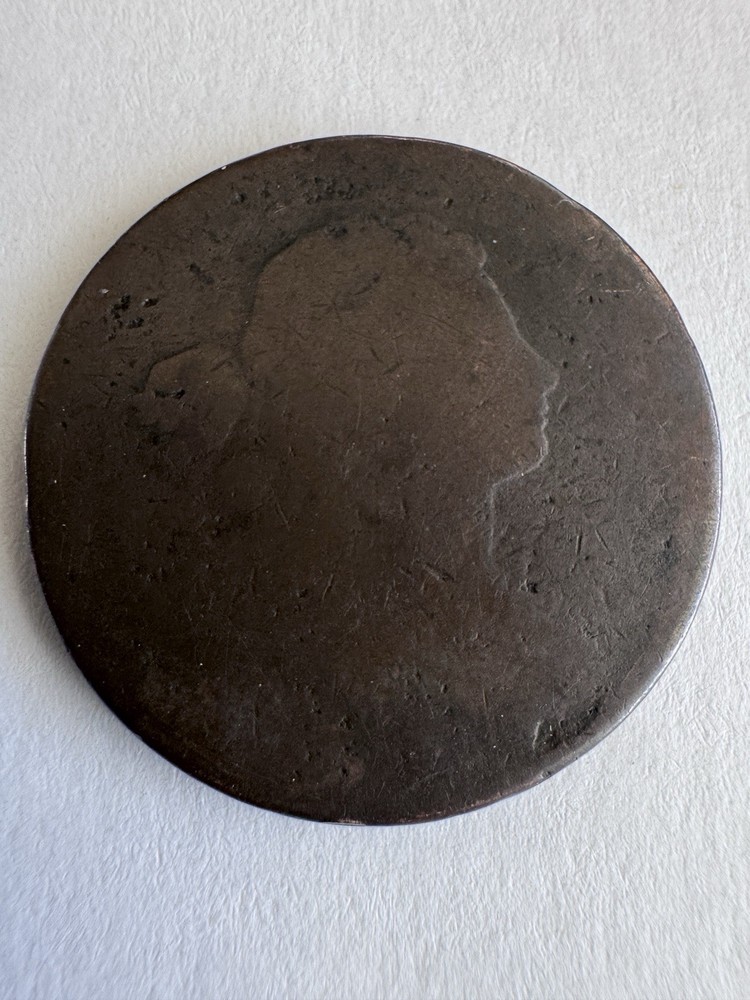 2 Draped Bust Large Cent Coins