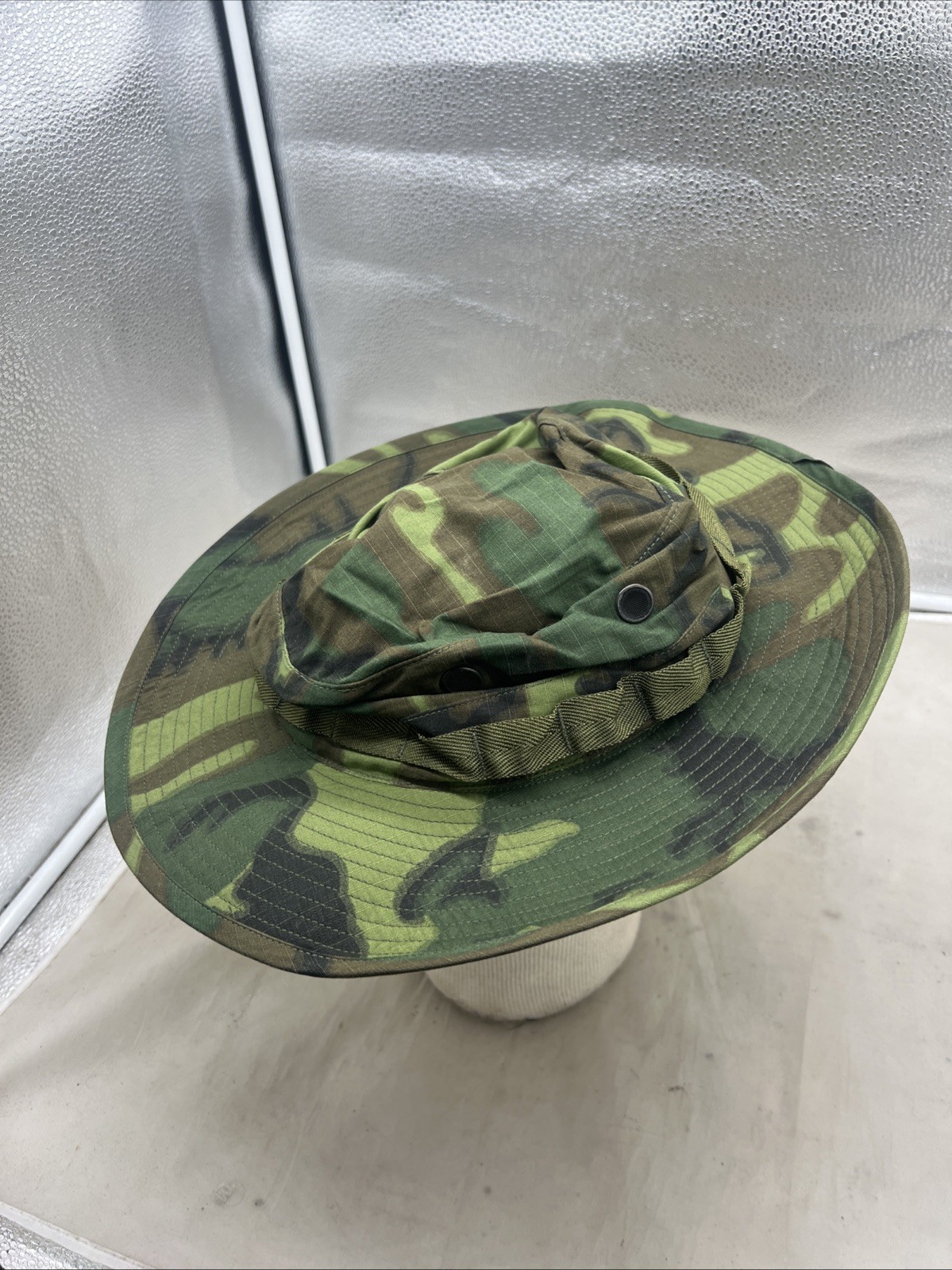 Vietnam War US Erdl Camo Boonie Hat Size 6 7/8 1968 Dated (FF241