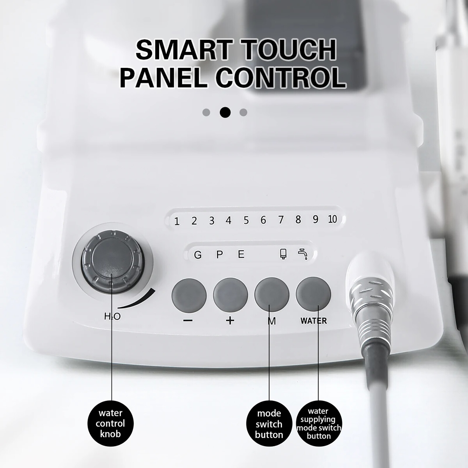 Woodpecker Style Dental LED Cordless Ultrasonic Scaler &LED Detachable Handpiece