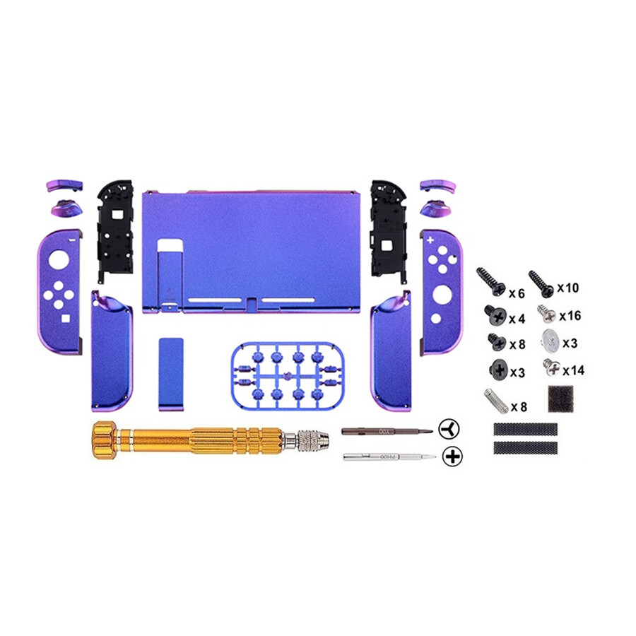 Console Back Plate Joy con Housing Shell Buttons Replacement for Nintendo Switch