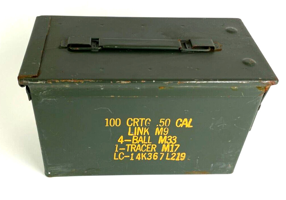 Ammo Box – 50 Cal – Olive Green – Grade 1