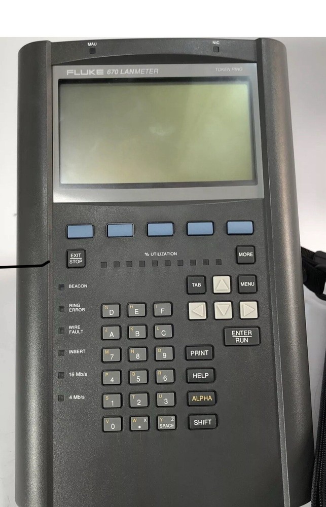 Fluke Networks 670 Token-Ring Network LANMeter Token Ring