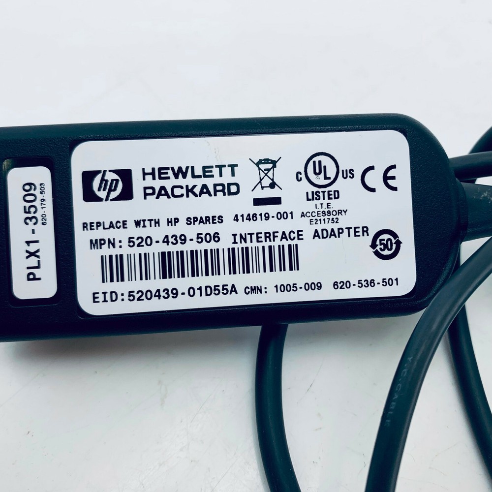 HP 520-439-506 KVM PS2/USB RJ45 Virtual Media Adapter Interface Cable