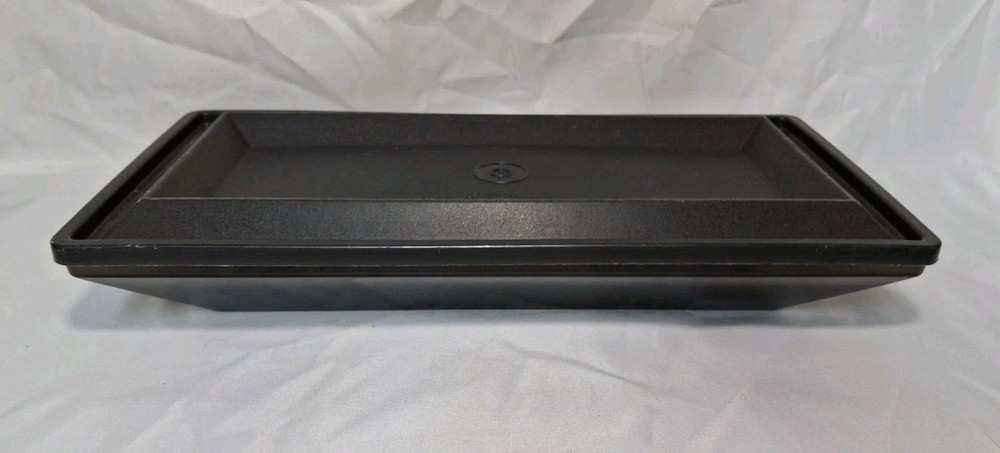 Tupperware Rectangle Get Together Serving Storage Container Black #1381 #1380