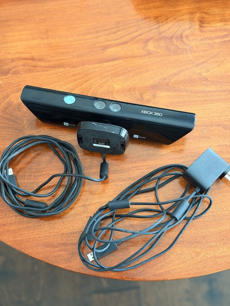 Microsoft Xbox 360 Kinect Motion Sensor Camera Black USB 6ft Cable