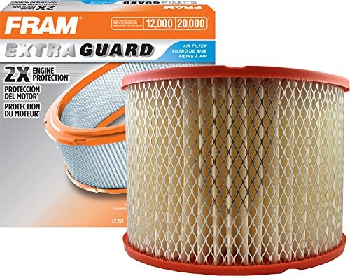 Extra Guard Round Plastisol Engine Air Filter Replacement, Easy Install