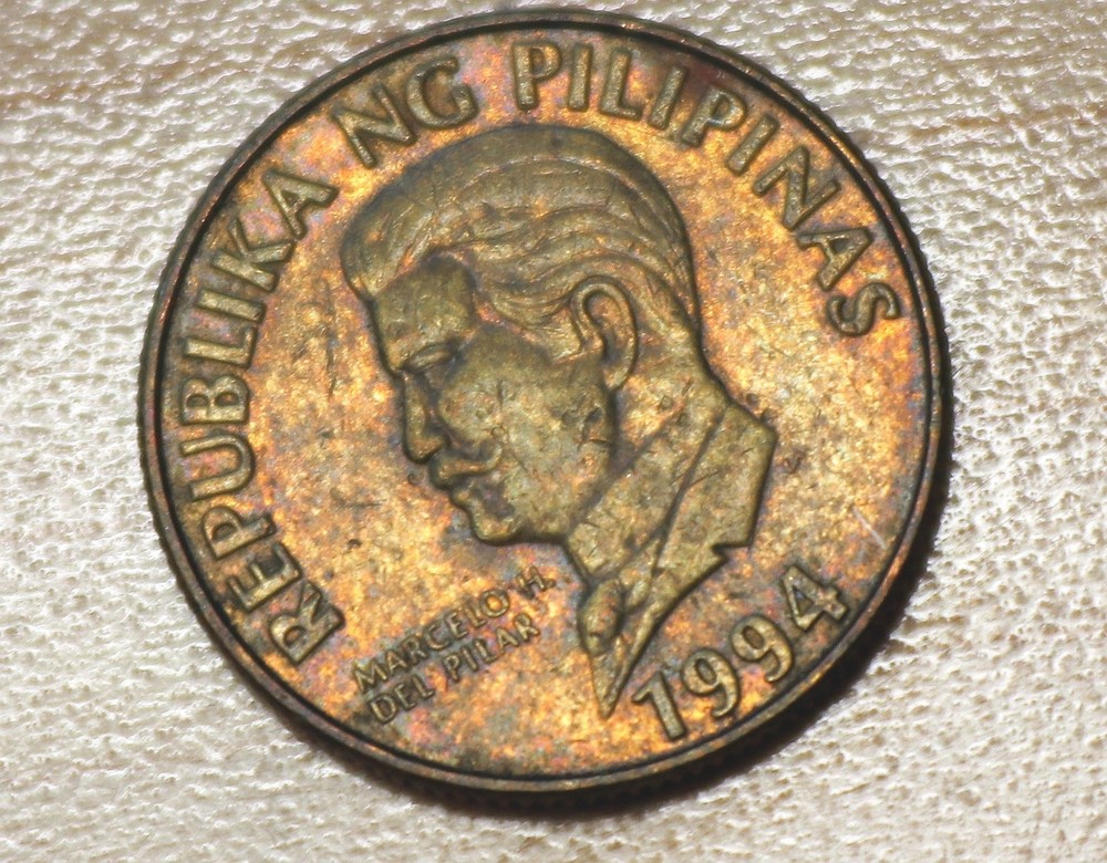 1994 Philippines 50 Sentimos Monkey-eating Eagle