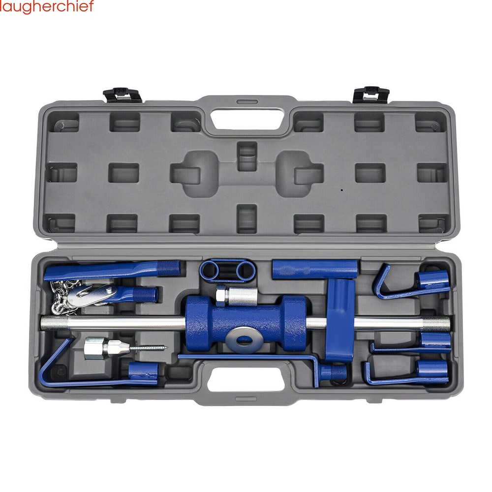 Automotive Hammer Puller Frame Set Slide Hammer Dent Puller Set W/Carrying Case