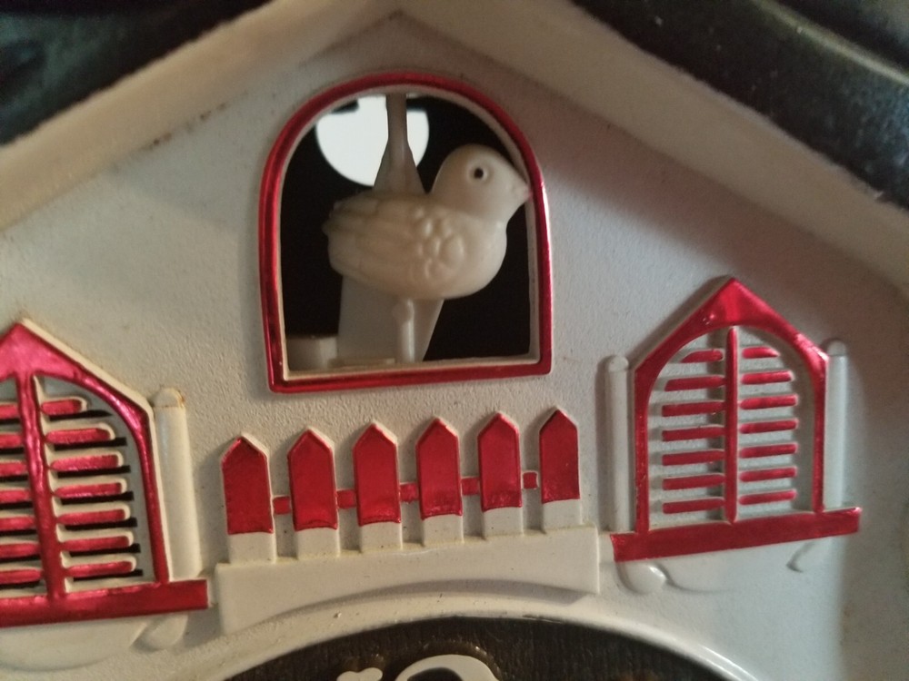 Vintage Telesonic Plastic Cuckoo Clock