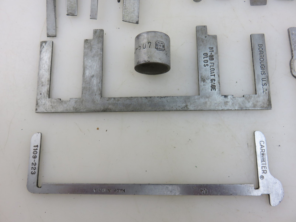 Kent-Moore Snap-On & More Carburetor Float Level Gauge Adjustment Tool Set 20pc