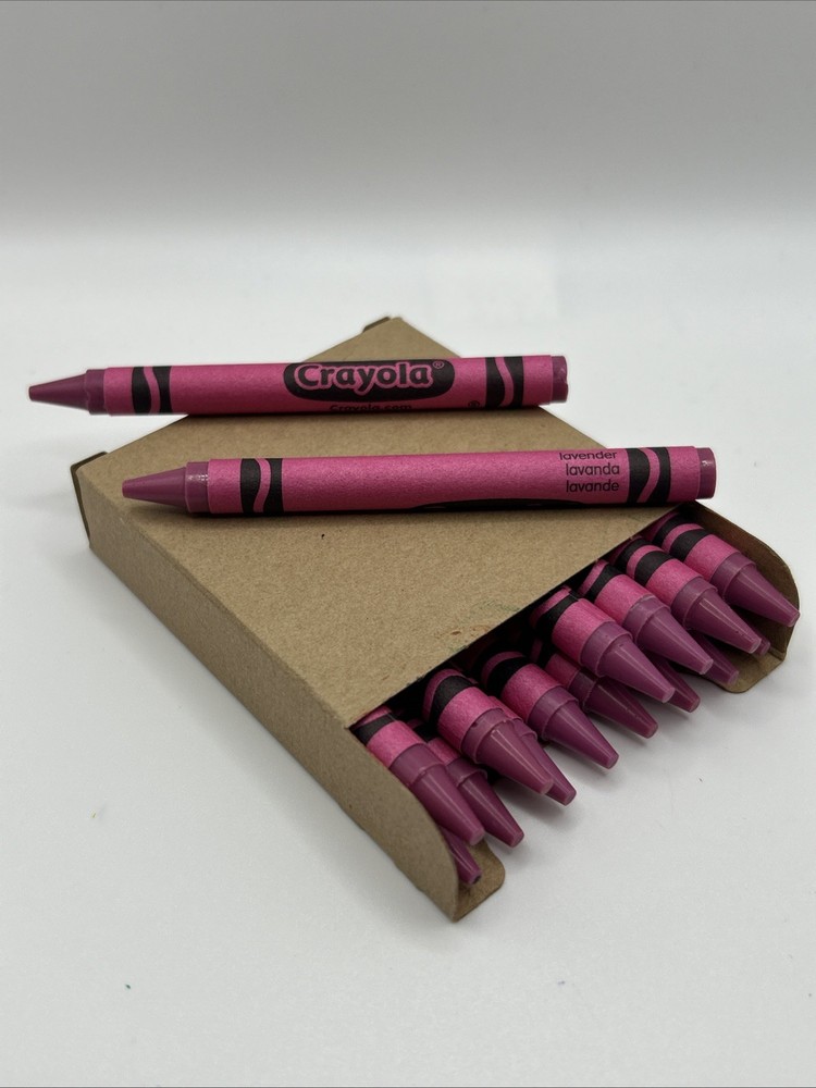 (16) Crayola Crayons (lavender) BULK