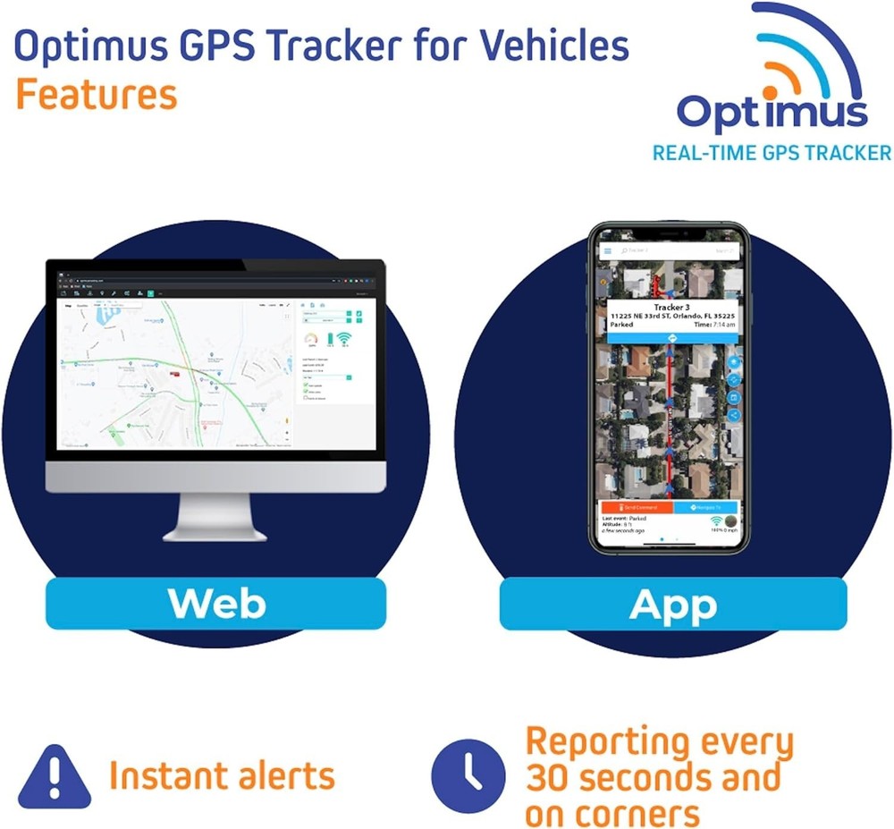 Wired GPS Tracker for Vehicles - Real-Time Updates & Easy Battery Install