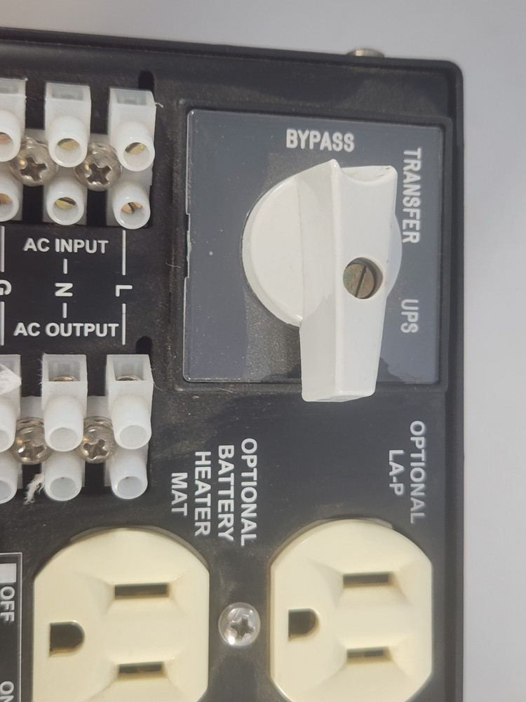 Alpha Novus MBP BYPASS SWITCH 017-183-24 untested