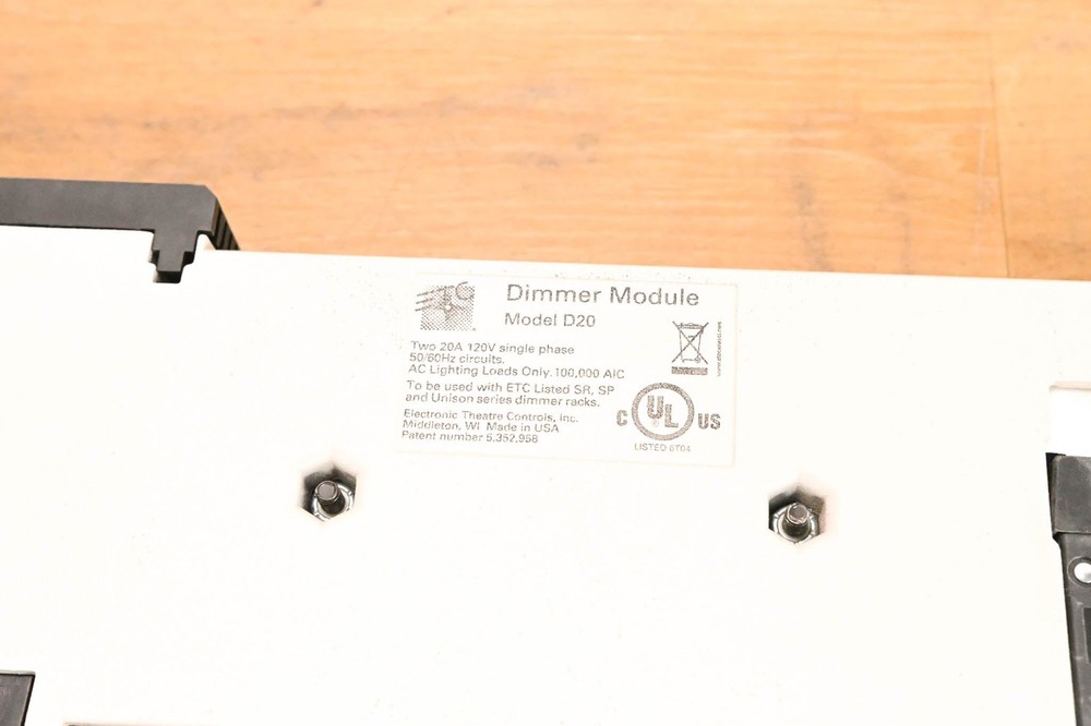 ETC D20 Dual 20A Dimmer Module (PAIR) CG01Y3C