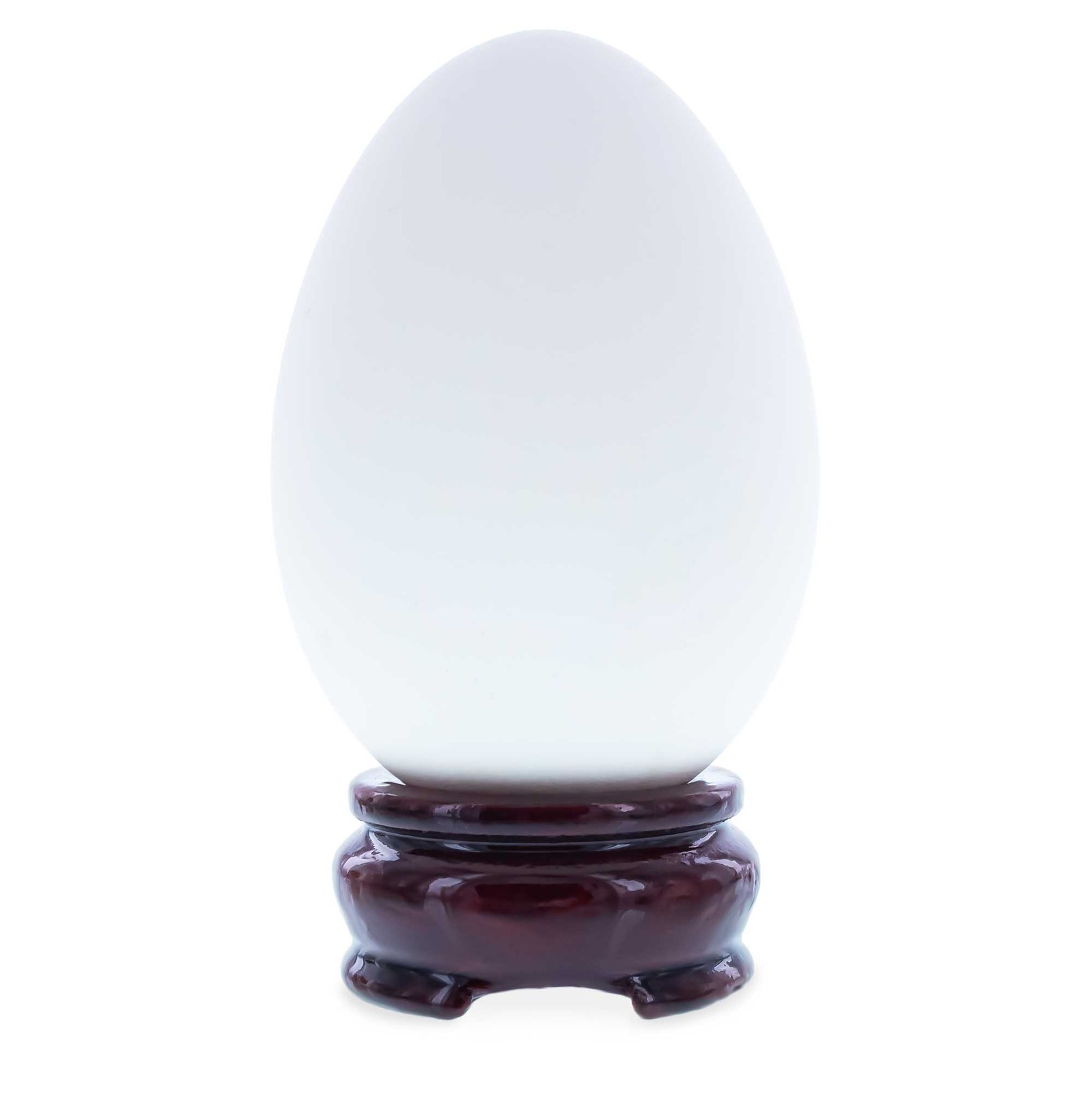 Mahogany Wood Egg Stand Holder Display 0.9 Inches