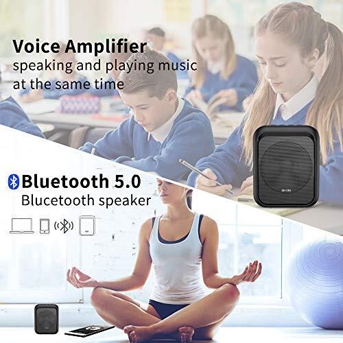 Portable PA Speaker Amplifier & Microphone System Bluetooth Rechargeable