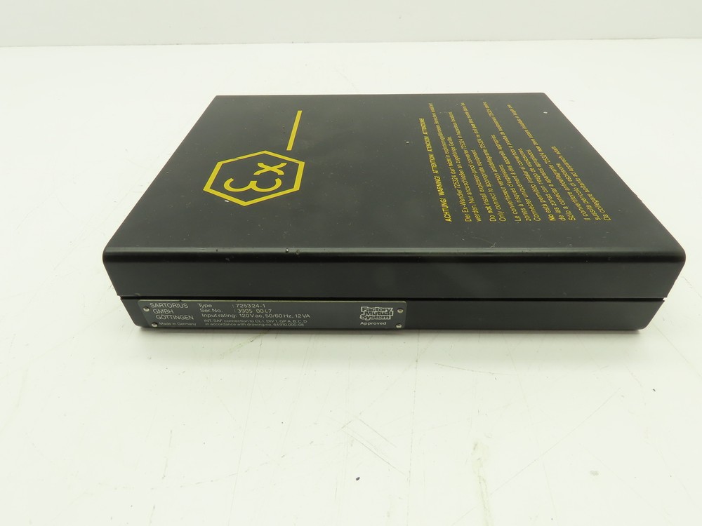 Sartorius 725324-1 Data Weighing System Controller Explosion Proof 120V 12VA