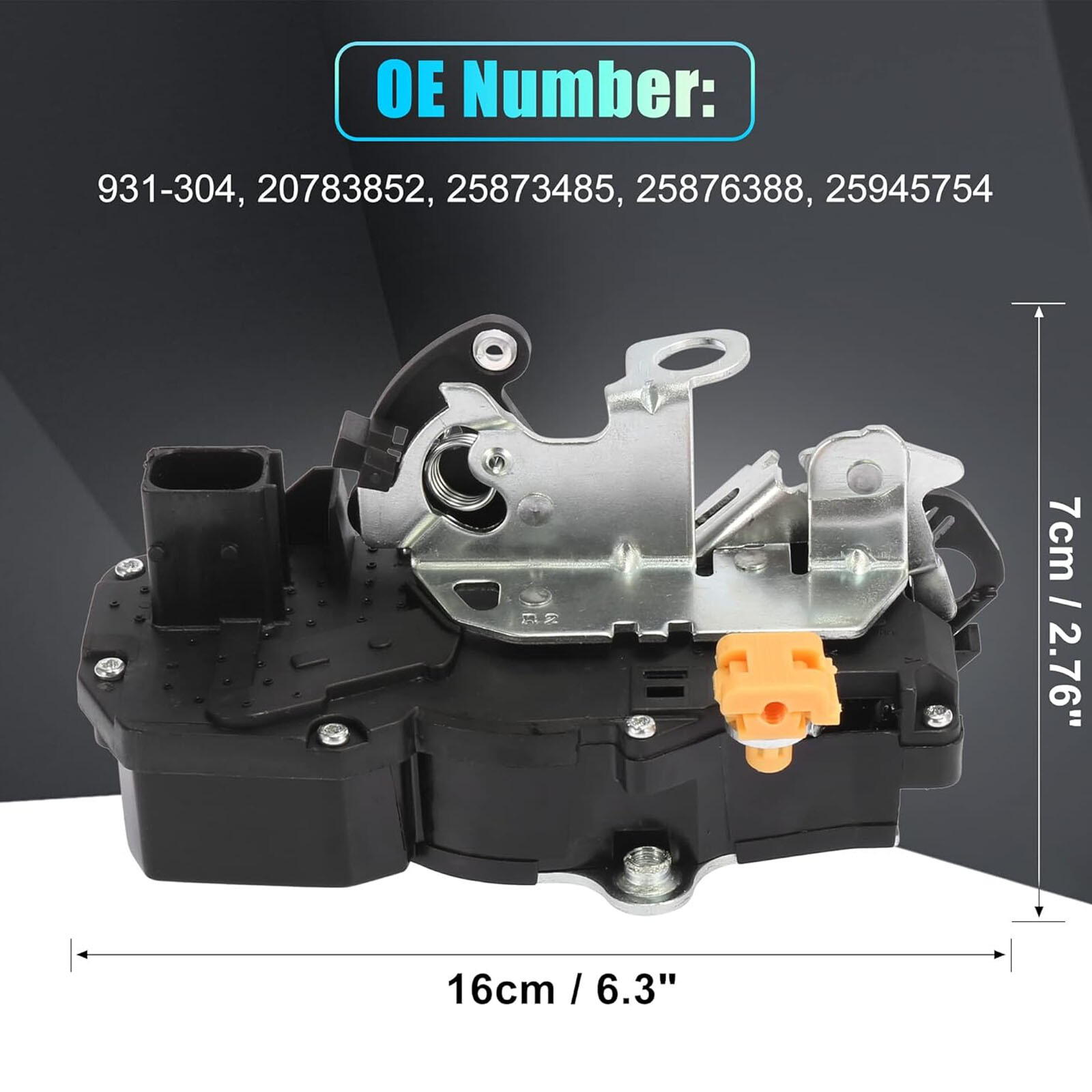 Door Lock Actuator Latch Front RH For 07-09 GMC Sierra Chevy Silverado 25945754