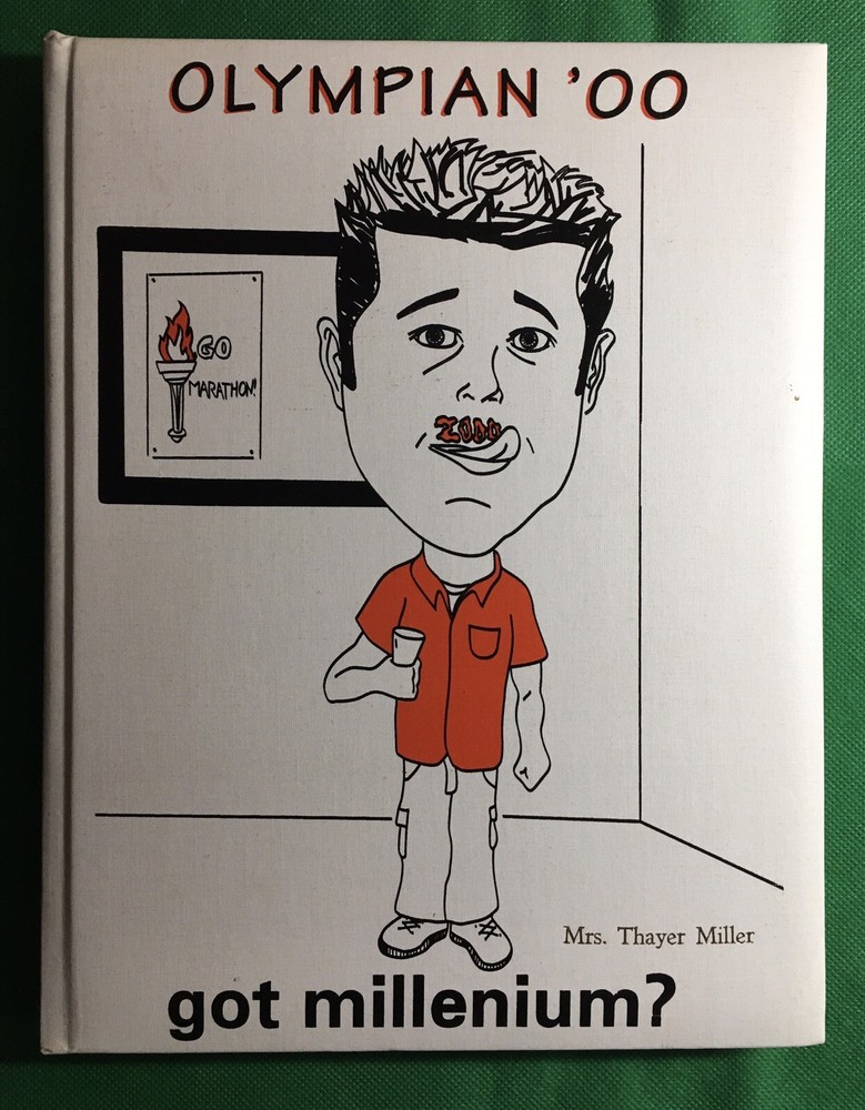 2000 Marathon NY Central School Yearbook “The Olympian” got millenium?
