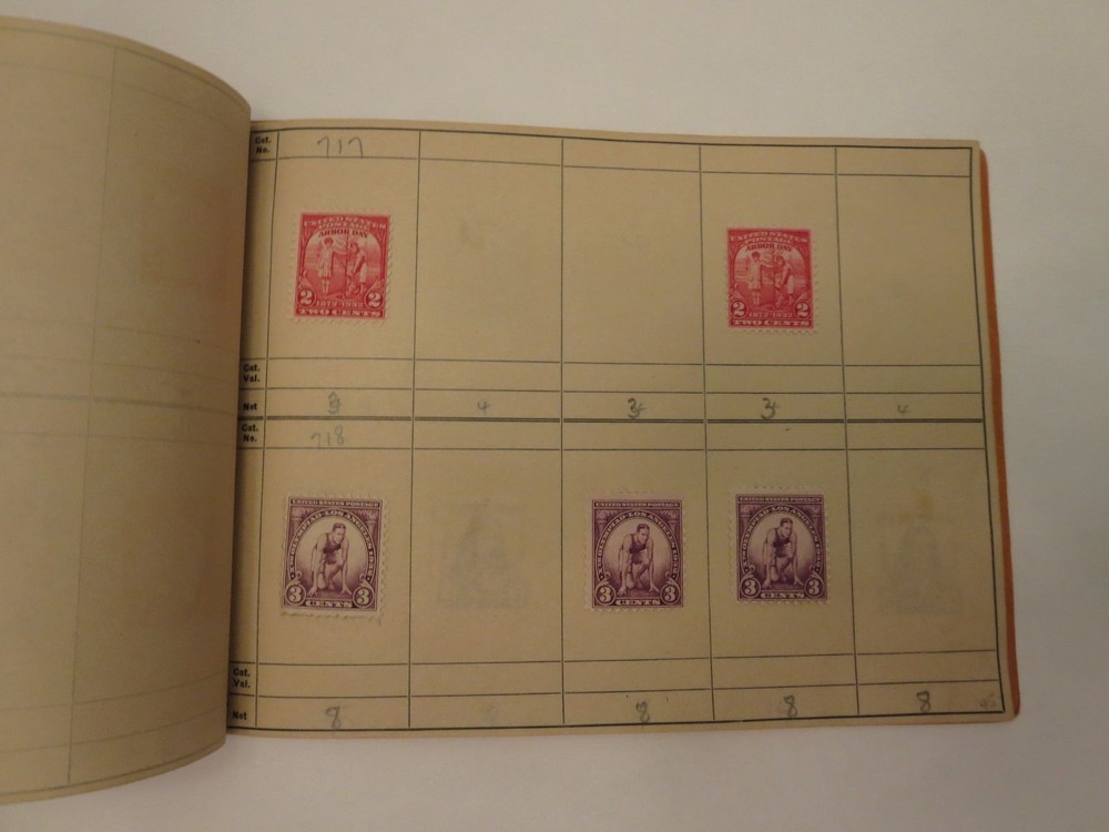 Vintage Washington State Philatelic Society Sales Book Stamp Album