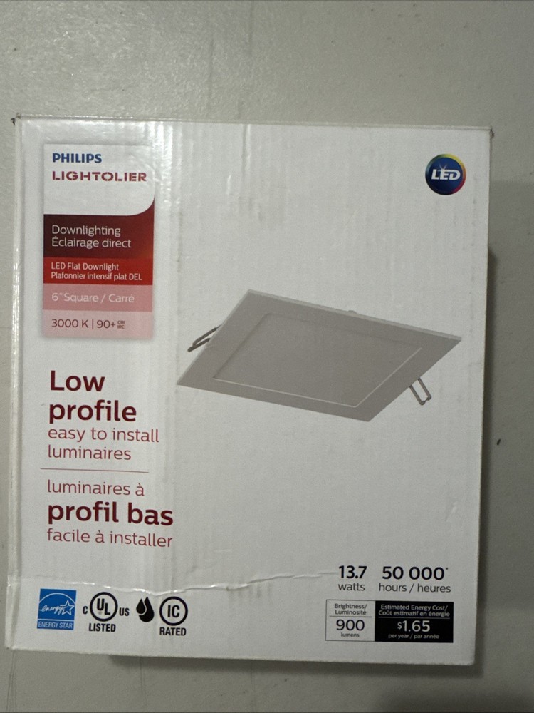 PHILIPS DOWNLIGHT LOW PROFILE LED-900 LUMENS