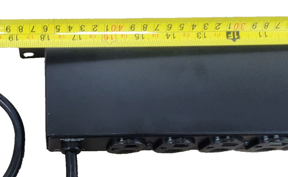 PF Power D10-PFP Power Distributor, 10 outlets, compact, rackmount