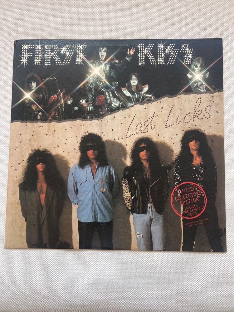 KISS First Kiss Last Licks Demos LP Promo Not For Sale Limited Collectors