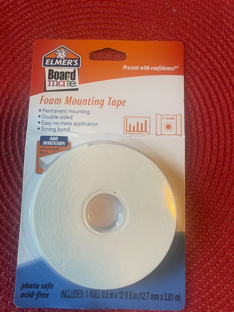 elmer’s board mate foaming minting tape