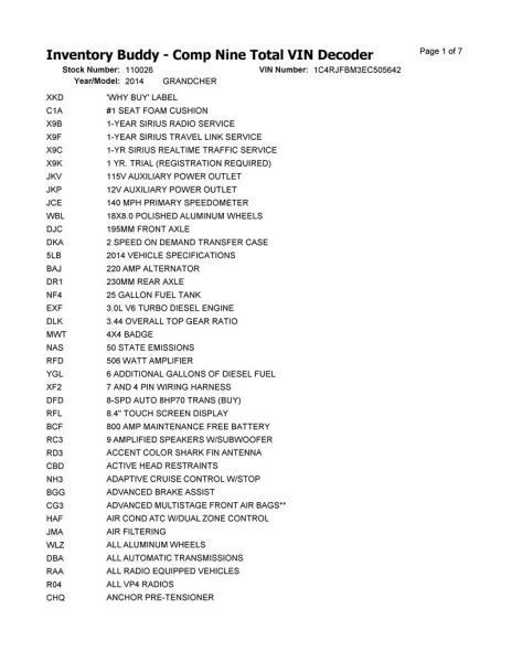 Camera/Projector Radar Unit Mounted Behind Grille Fits 14-15 DURANGO 10290485