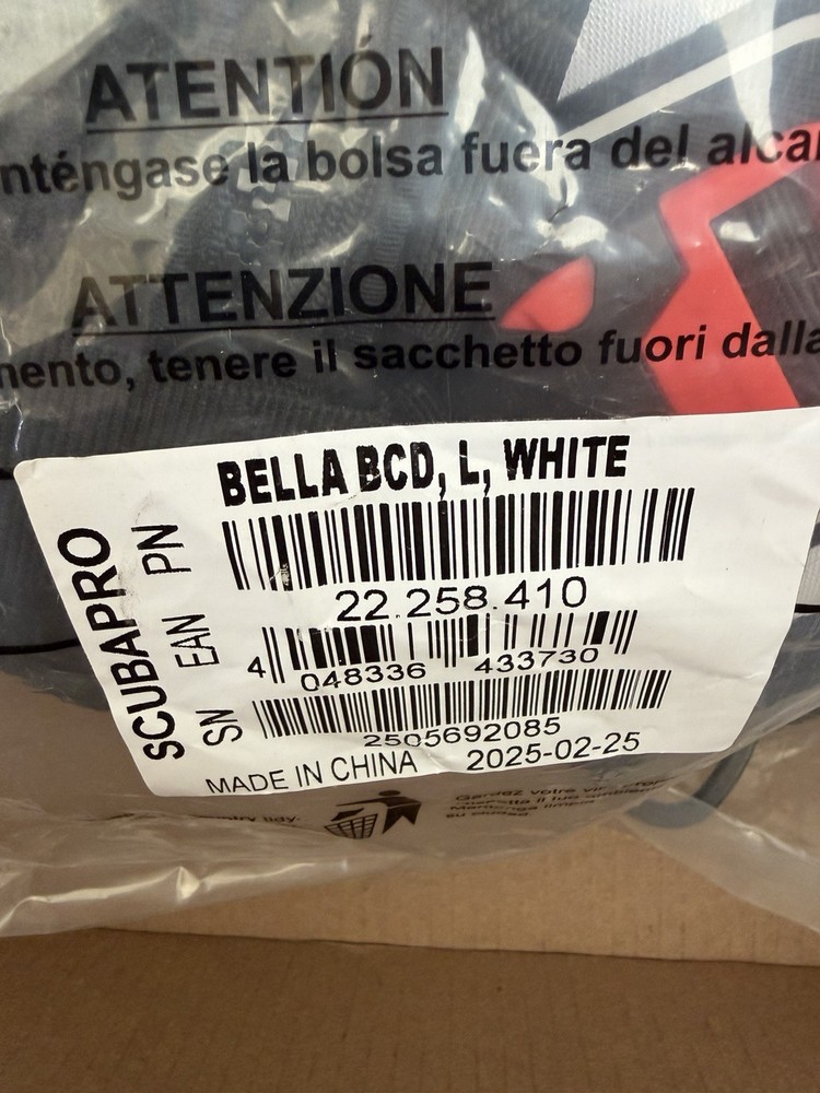 ScubaPro Bella w/BPI BCD - Black/White Size L