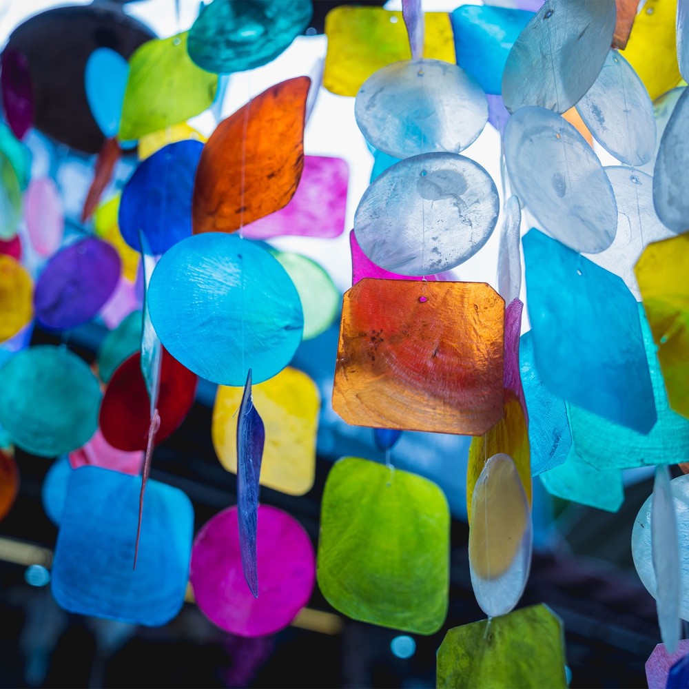 50 Pcs Capiz Shells 1.6" x 2.4", Single Hole