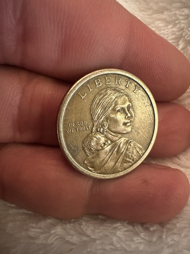Sacagawea Coin WITHOUT mint mark on front RARE