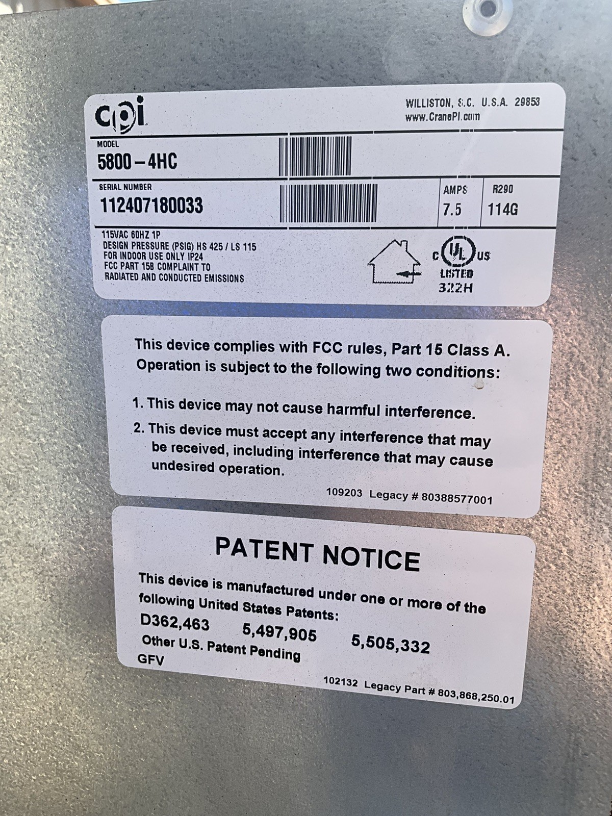 24 Dixie Narco BevMax CPI Glass Front Beverage Vending Machine 5800-4HC crane